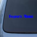 HOGWARTS ALUMNI - Vinyl Car Decal Sticker #A1607 | Vinyl Color: Blue