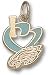Philadelphia Eagles Solid 10K Gold ''I Heart'' Eagle Head Logo 1/2'' Enamel Pendant