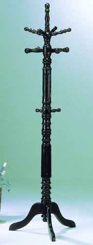 Cherry Finish Wood Hall Tree Coat Rack