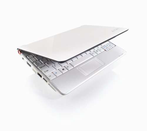 Acer Aspire One AOA150-1505 8.9-Inch Seashell White Netbook - 6.5 Hour Battery Life image