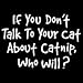 Talk To Your Cat-Catnip Adult Long Sleeve T-Shirt