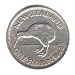 1949 New Zealand Florin (2 Shillings) Coin Km#18