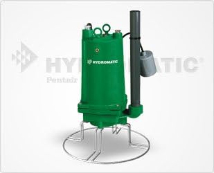 Hydromatic HPGR200A2-2 Single-Seal High Head Sewage Pump 2 HP Cast Iron, Tethered Switch 1-1/4-Inch Discharge