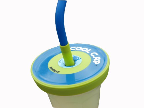 Spill proof cap fits almost any cup! 2-Pack Blue by GreenPaxx