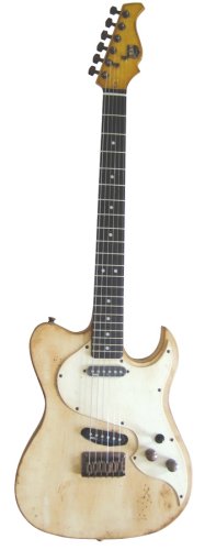 AXL Badwater Eldorado Electric Guitar, Off White