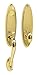 Baldwin 85360.003.FD Blakely Emergency Exit Dummy Handleset with Egg Knob, Lifetime Polished Brass by Baldwin