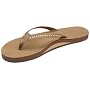 Womens Rainbow Sandals Single Layer Narrow Strap Color Crystal
