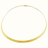 10 Karat Yellow Gold Omega Necklace (16 inch)