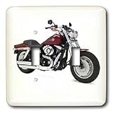 Light Switch Cover Picturing Picturing Harley Davidson Motorcycle Dyna FXD - double toggle switch