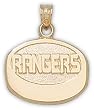 New York "Rangers" Puck Charm/Pendant -14K/10K, Stainless Steel or Gold Plated
