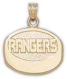 New York "Rangers" Puck 14K Charm/Pendant