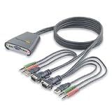 Belkin Switch2 for PC USB with Audio - KVM audio switch - USB - 2 ports - 1 local user -... by