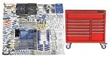Westward 4VCN4 Master Technicians Set, W/Cart, 1076 Pc