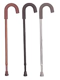 `Cane Adj-Round Handle Black w/Foam Comfort Grip 1 diameter anodized extruded aluminum finish is s