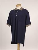 Premium Quality Men's Tall Sizes Mercury Golf Sport Shirt With Pocket - Navy/Khaki