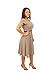 DBG Women's Short Sleeve Scoop Neck Polyester Dress