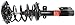 Monroe 371662R Quick Complete Strut Assembly