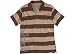 Modern Culture Striped Polo With Snake Design