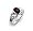 Sterling Silver Celtic Knot and Genuine Red Garnet Ring Size 5(Size 4,5,6,7,8,9,10,11)