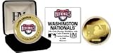 Washington Nationals 24 kt Gold and Color Team Commemorative Coin
