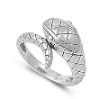 Sterling Silver Ring - Snake - 15mm x 3mm (Sizes 6-10)