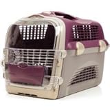 Catit Cabrio Cat Carrier - Burgundy and Grey - 20 in. x 13 in. x 13 3/4 in.