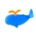 Iwako Whale and Dolphin Eraser