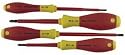 Wiha Insulated Slotted & Phillips Screwdriver Set, 4 Pc