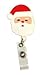 Smart Charms Santa 3D Rubber Retractable Badge Holder