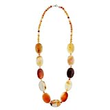 FOJO's 28" Carnelian Beaded Gemstone Necklace