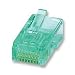 Ziotek RJ-45 Plugs Micron Gold, Stranded, 50 Pack - Green