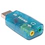 USB 2.0 External 5.1 Channel 3D Sound Card Adapter for PC Notebook Laptop