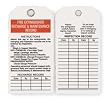 Industrial Grade 2RMX7 Accident Prevention Tag, Fire, Pk 25