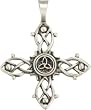 BICO AUSTRALIA JEWELRY (E59) MAGIC KNOT - LOVE CHARM PROTECTON FROM EVIL - Comes with a Generic 18 inch (to 20in) Adjustable 4mm Black Rubber Necklace.