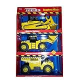 Tonka Motorized Minis Bulldozer, Front Loader, and Dump Truck