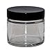 Small Clear Glass Storage Jar with Air-Tight Lid