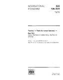 ISO 105-X01:1993, Textiles -- Tests for colour fastness -- Part X01: Colour fastness to carbonizing: Aluminium chloride