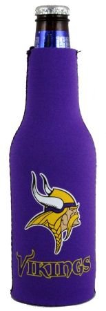 MINNESOTA VIKINGS NFL BOTTLE SUIT KOOZIE COOZIE COOLER