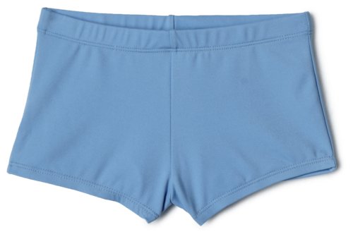 Capezio Girls 7-16 Boy Cut Short,Columbia Blue,L (12-14)