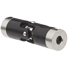 Boston Gear JP503/16 Universal Joint, Single, Molded, 0.188" Bore, 0.630" Bore Depth, 1.813" Length, 0.500" Outside Diameter, 26 ft/lbs Max Torque, Delrin