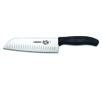 Victorinox 47529 Fibrox 7-Inch Granton Edge Santoku Knife