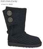 KIDS UGG 5649 KID'S CARDY BLACK SIZE 06_BIGKIDS