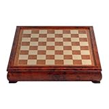 3-in-1 Camphor Wood Board with Storage for Pieces