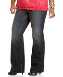 Baby Phat Plus Size Five-Pocket Hipster Jeans with Embroidery