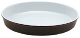 BIA Cordon Bleu 13-Inch Oval Baker, Two-Tone Espresso White by Bia Cordon Bleu