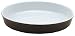 BIA Cordon Bleu 13-Inch Oval Baker, Two-Tone Espresso/White