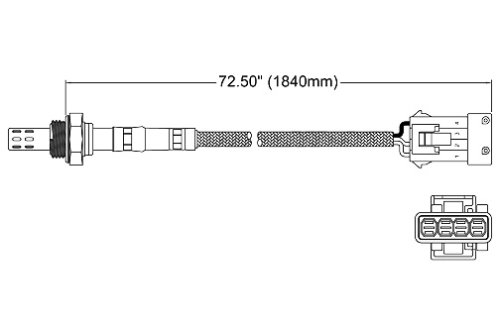 Walker 250-23130 Three Wire Oxygen Sensor