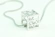 Star of David cube Necklace