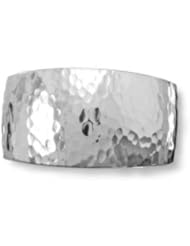 Hammered Sterling Silver Cuff Bracelet 35mm Width - Made in the USA