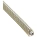 Loos Galvanized Steel Wire Rope, Nylon Coated, 7x19 Strand Core, Natural